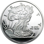 2020 US $1 American Eagle 1oz. .999 Silver